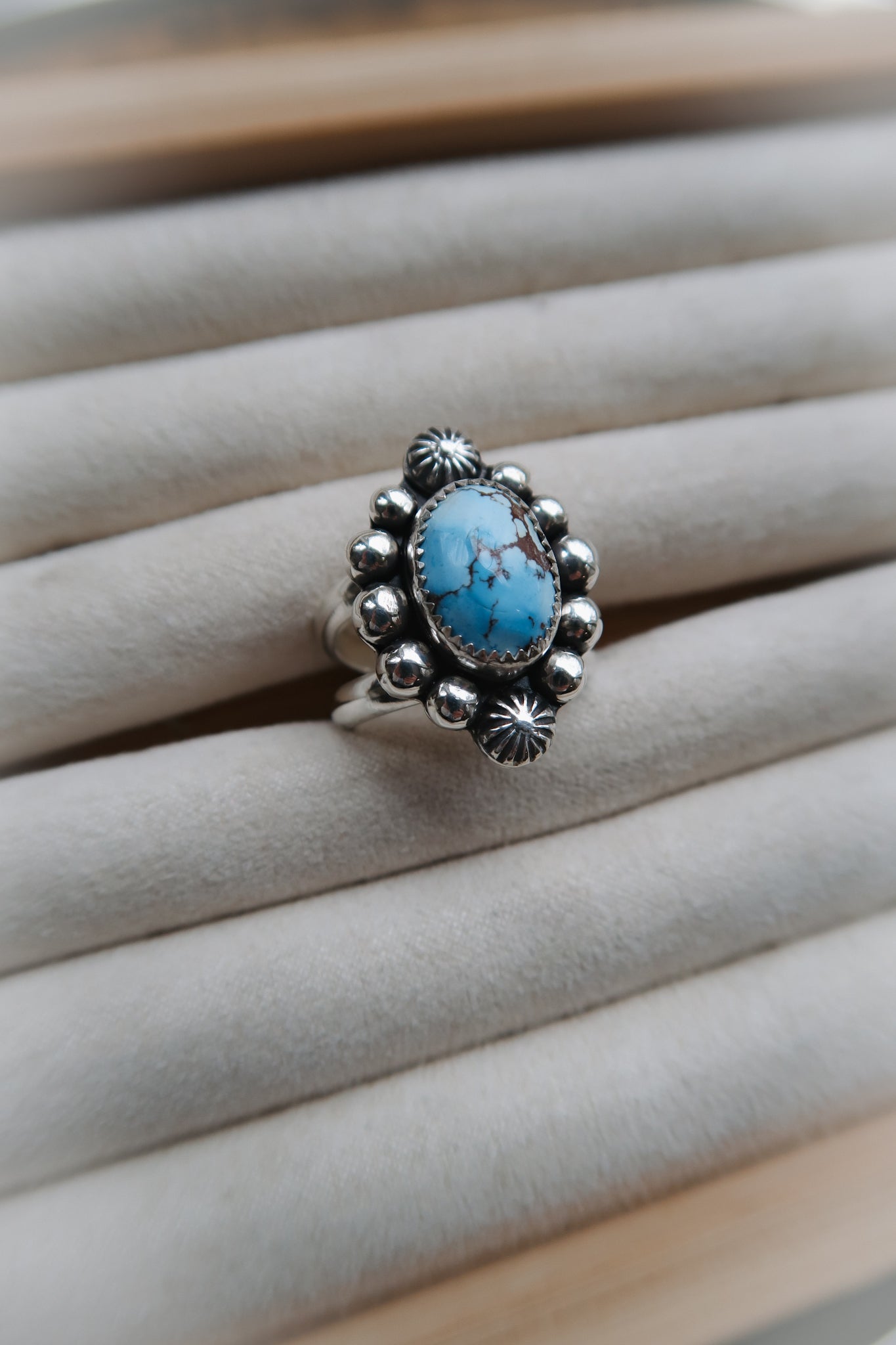 Golden Hill Beaded Ring