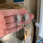 Sterling Silver Concho Earrings