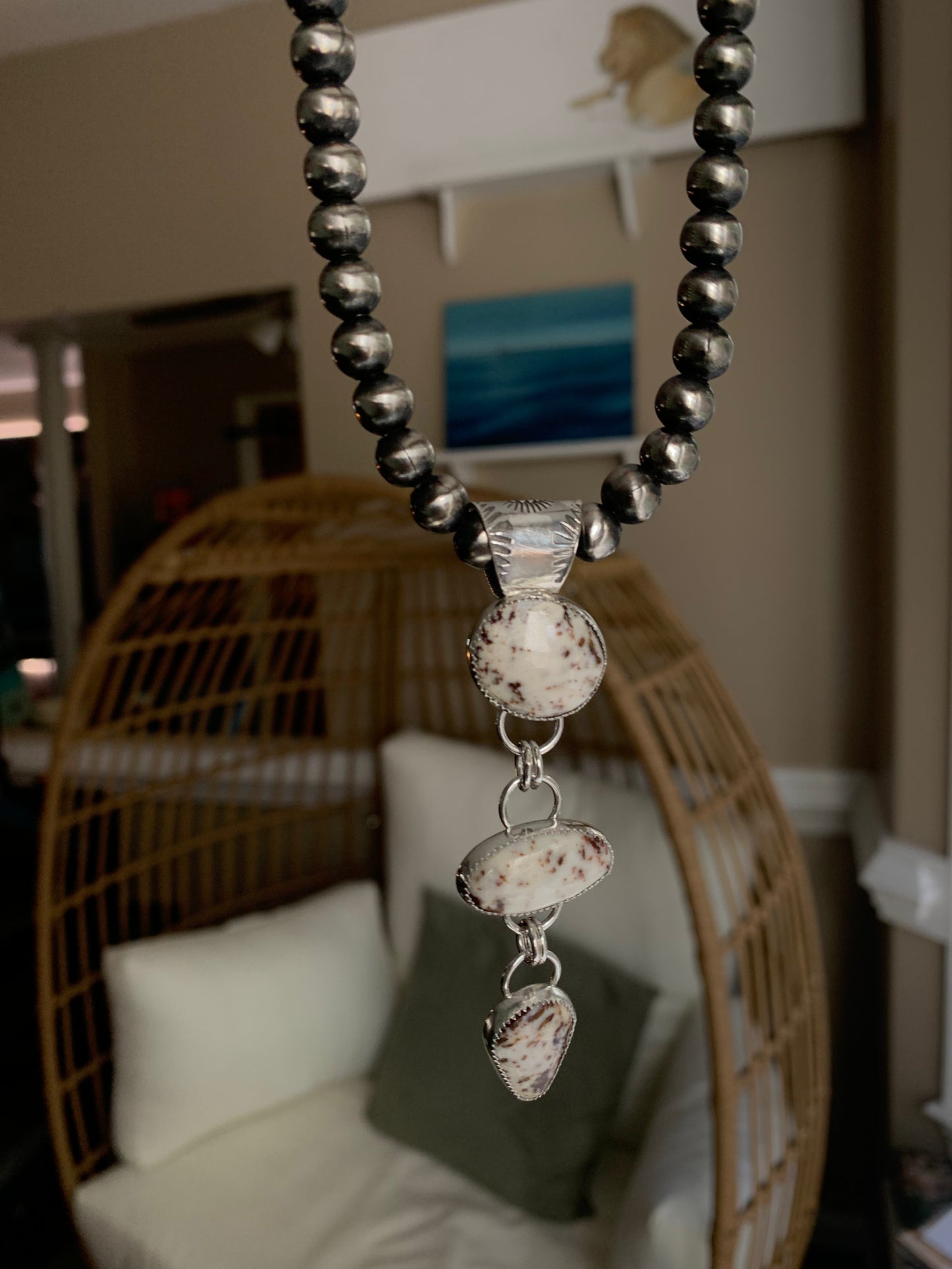 Wild Horse 3 Stone Pendant