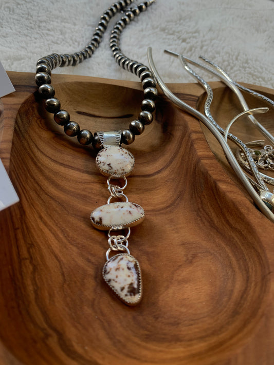 Wild Horse 3 Stone Pendant