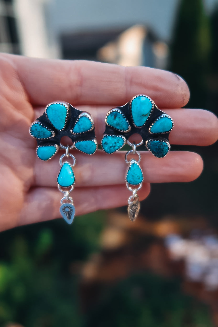 Kingman Cluster Earrings