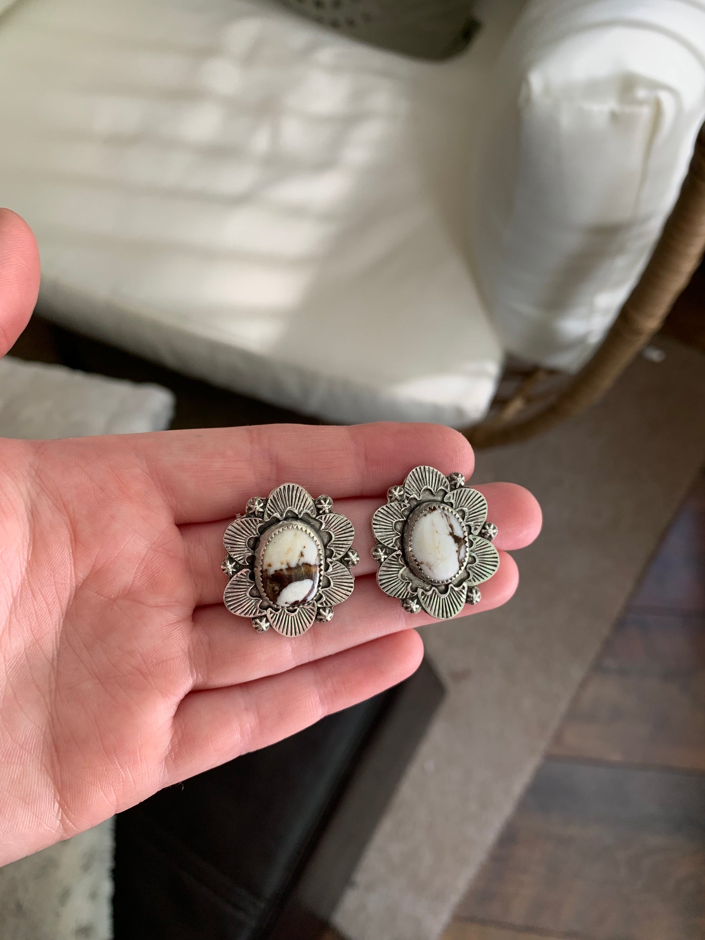 Wild Horse Stamped Earrings