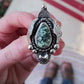 Size:8.75-9 Angel Wing Variscite Ring