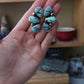 Golden Hill Cluster Earrings