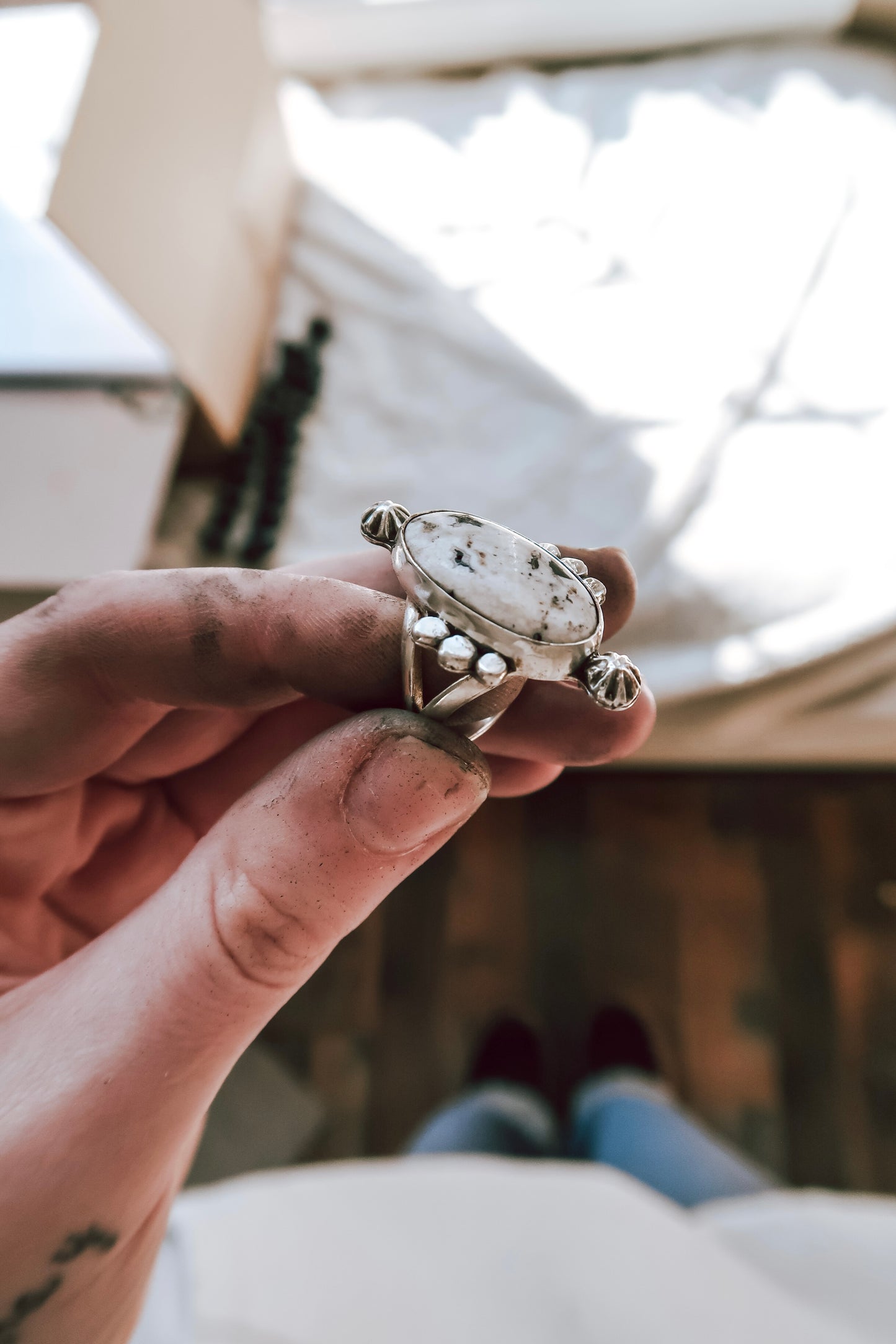 White Buffalo Ring