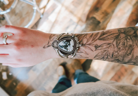 White Buffalo Cuff
